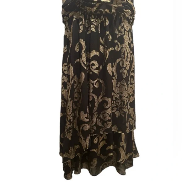 J. Taylor black & gold dress - Picture 10 of 11